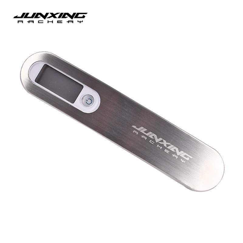 Junxing Archery Electronic Bow Scale (with Peak Display, for Compound/Recurve/Longbow/Traditional/American Hunting Bow, Draw Weight Measurer)
