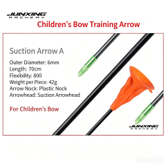 Junxing Suction Cup Arrows A (For Kids Bow Training)-6 Pack