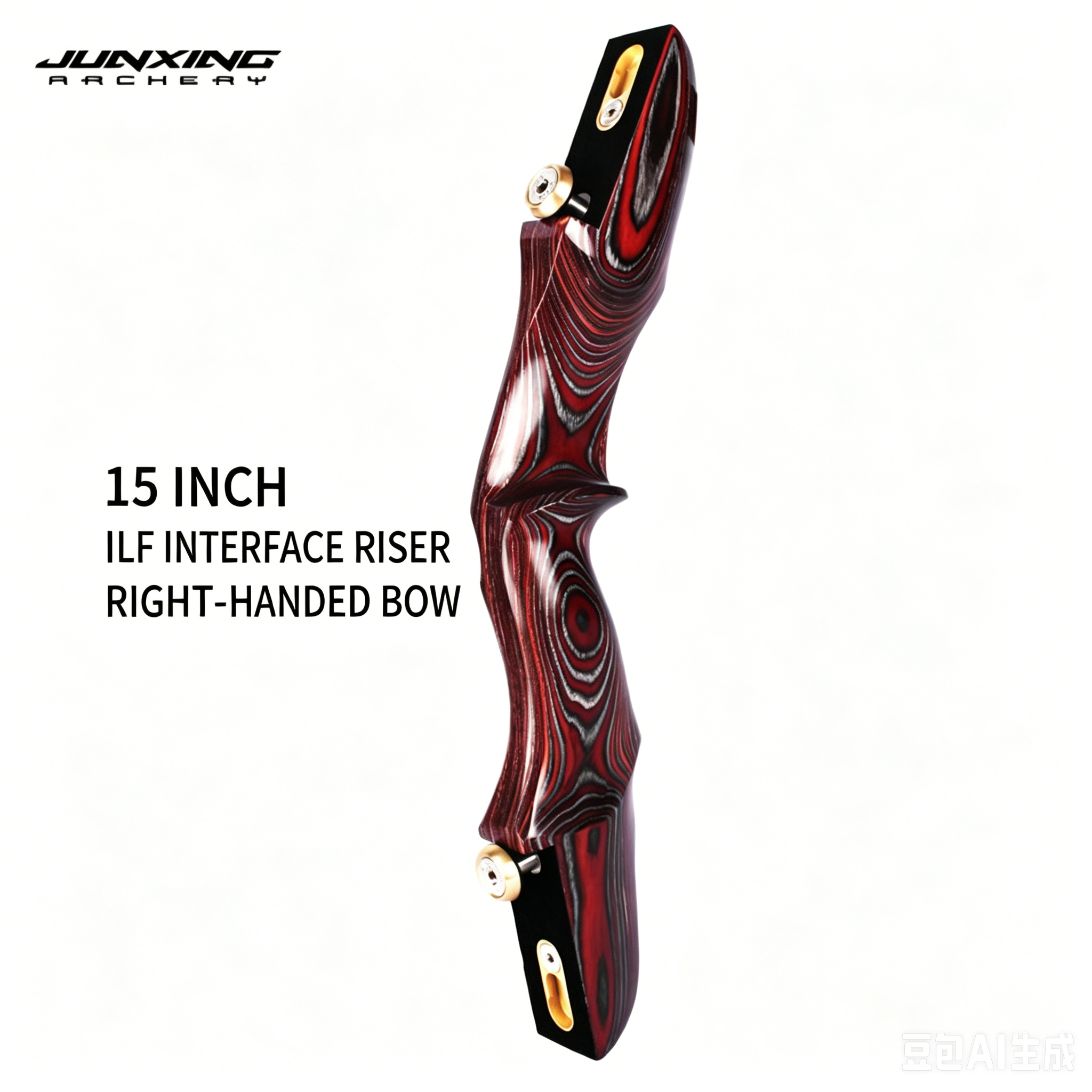 Junxing Black Widow American Hunting Bow, Archery, Barebow, Outdoor Archery, Compound Bow, Pulley Bow, Competitive Shooting Recurve Bow