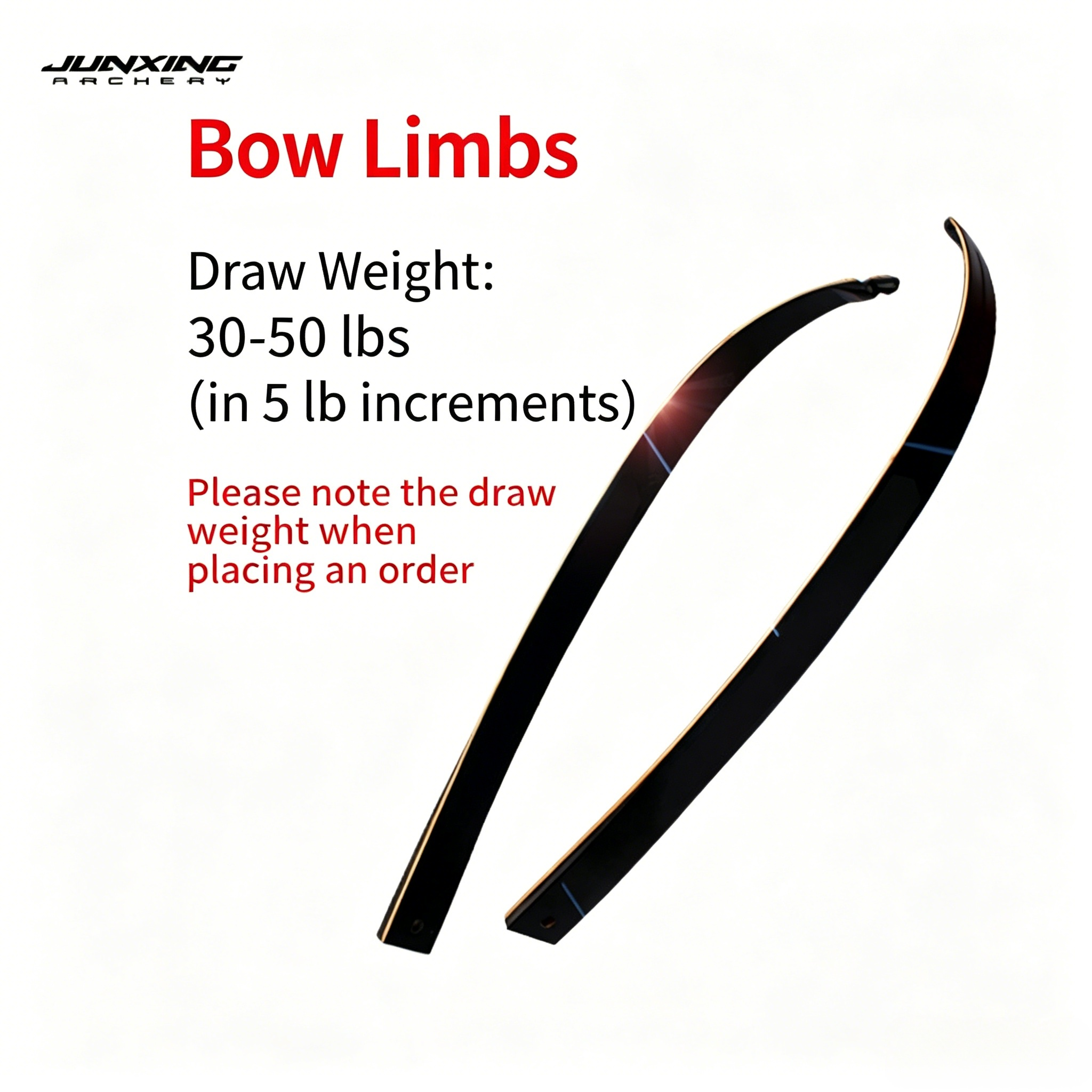 Junxing Tomahawk American Hunting Bow, Barebow, Recurve Bow, Archery Shooting Metal & Wood Archery, Outdoor Competitive Bow