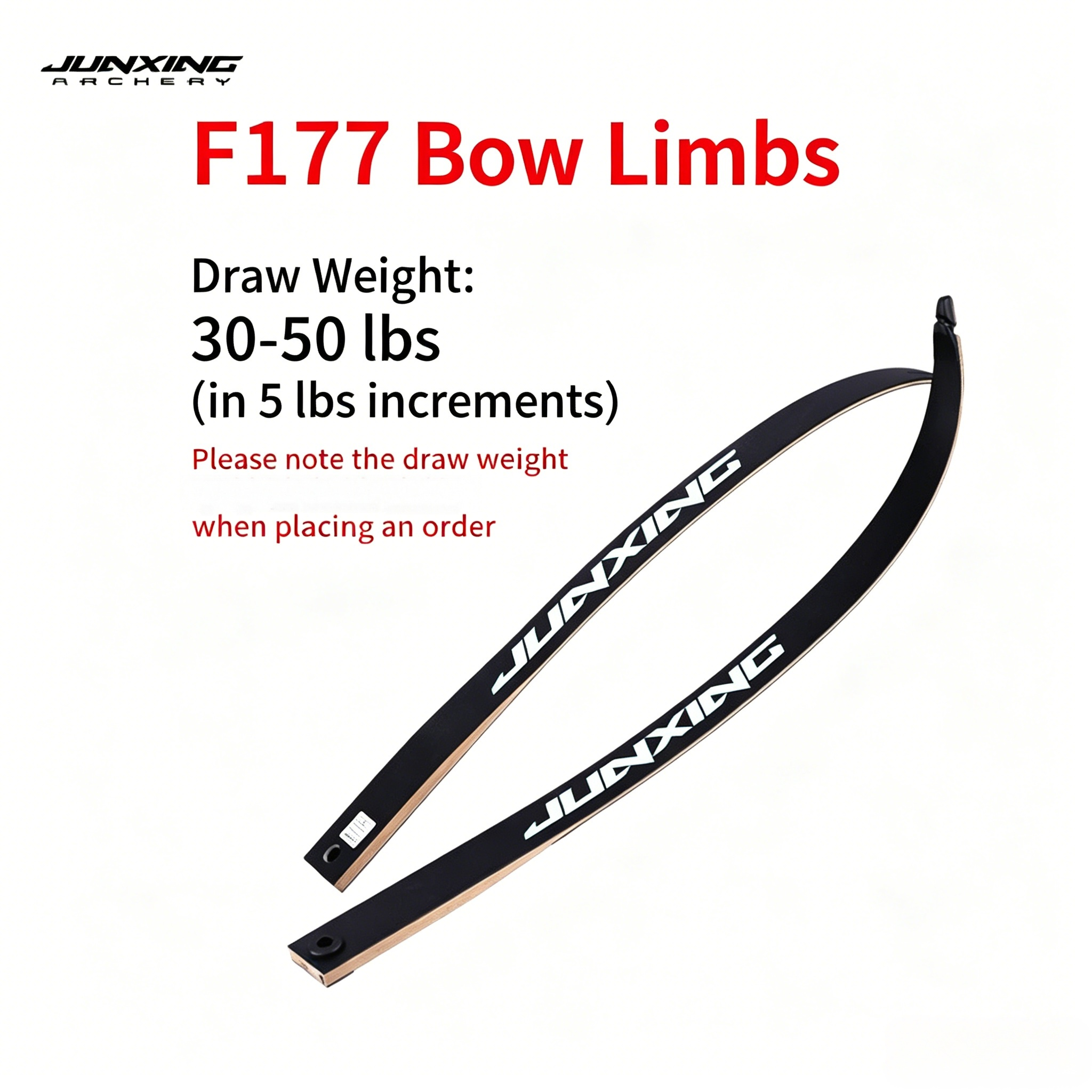 Junxing Huntsman Recurve Bow, American Hunting Bow, Barebow, Traditional Competitive Outdoor Archery Kit, Lingyun Archery