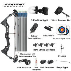 Dream Compound Bow Package 1 (Left Handed-Black)