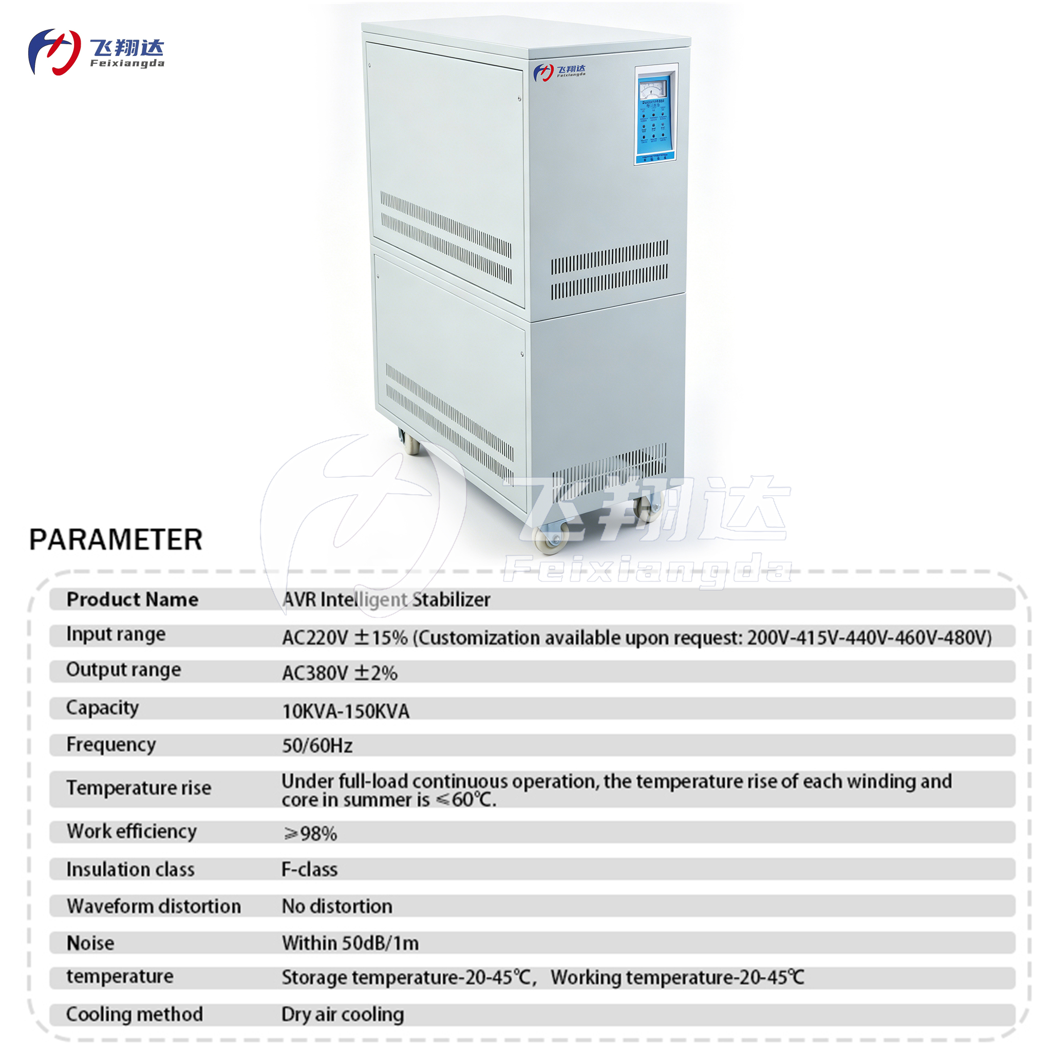 AVR Voltage Stabilizer and Transformer All-in-One 10kVA to 150kVA Three Phase for Industrial Equipment Medical Devices Data Center CE Certified,AVR Intelligent Stabilizer 10kVA to 150kVA Three Phase for Industrial Equipment Medical Devices Data Center CE Certified