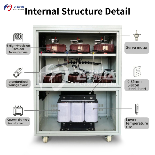 AVR Voltage Stabilizer and Transformer All-in-One 10kVA to 150kVA Three Phase for Industrial Equipment Medical Devices Data Center CE Certified,AVR Intelligent Stabilizer 10kVA to 150kVA Three Phase for Industrial Equipment Medical Devices Data Center CE Certified
