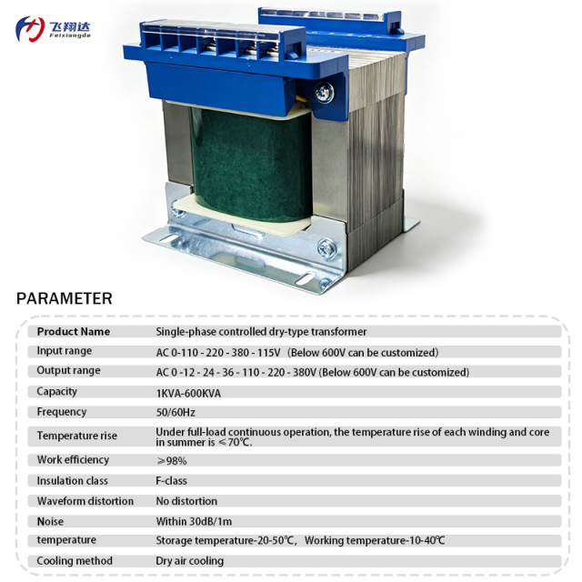 Single-phase Control Dry-type Transformer 1-30KVA Single-Phase Efficiency ≥98% Insulation Grade F Withstand Voltage AC2500V/min Noise 30dB Auto Type/Isolation Type Optional For PCB Laser Drilling Machine CNC Equipment Medical Equipment,Single phase control dry type transformer