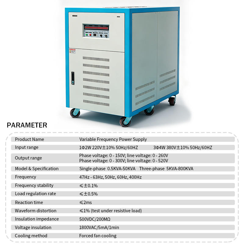 Variable Frequency Power Supply 500VA-500KVA Simulate World Standard Power Supplies Pure Sine Wave Source Factory,Variable frequency power supply
