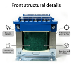 Single-phase Control Dry-type Transformer 1-30KVA Single-Phase Efficiency ≥98% Insulation Grade F Withstand Voltage AC2500V/min Noise 30dB Auto Type/Isolation Type Optional For PCB Laser Drilling Machine CNC Equipment Medical Equipment,Single phase control dry type transformer