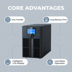 UPS Tower On-line Fase Tunggal 1-10kVA Konversi Ganda DSP Kontrol Digital Output PF=1 Efisiensi hingga 93% Rentang Tegangan Input Ultra Lebar Untuk Server Pusat Data Ruang Komputer,UPS Tower On-line Fase Tunggal 1-10kVA Konversi Ganda DSP Kontrol Digital Output PF=1 Efisiensi hingga 93% Rentang Tegangan Input Ultra Lebar Untuk Server Pusat Data Ruang Komputer