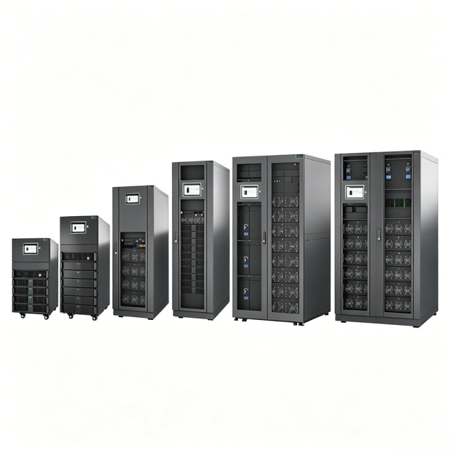 ACM Series Modular UPS 10-600kVA Phased Deployment Flexible Expansion Input PF>0.99 Output PF=1 Ultra Wide Input Voltage Range Optional 30A Charging Module For Government Medical Education Energy,ACM Series Modular UPS - Three Phase digital UPS