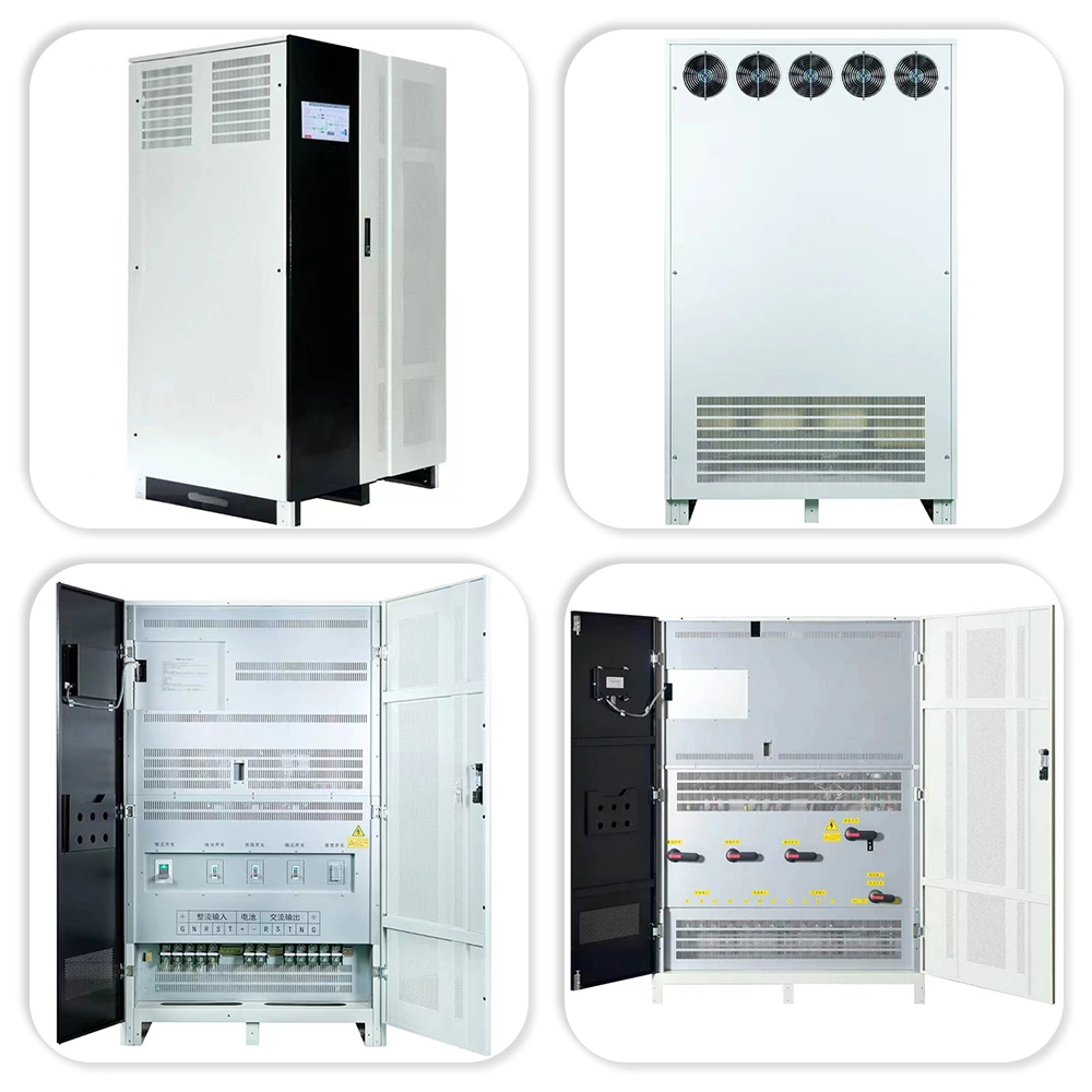 Isolation transformer and IGBT SCR power stage of the industrial on-line UPS