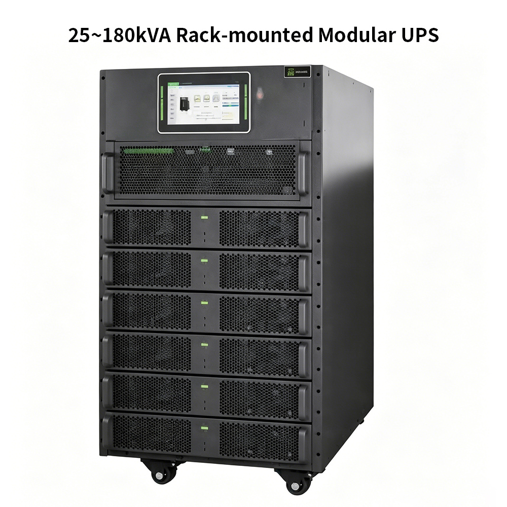 ACM Series Modular UPS 10-600kVA Phased Deployment Flexible Expansion Input PF>0.99 Output PF=1 Ultra Wide Input Voltage Range Optional 30A Charging Module For Government Medical Education Energy,ACM Series Modular UPS - Three Phase digital UPS