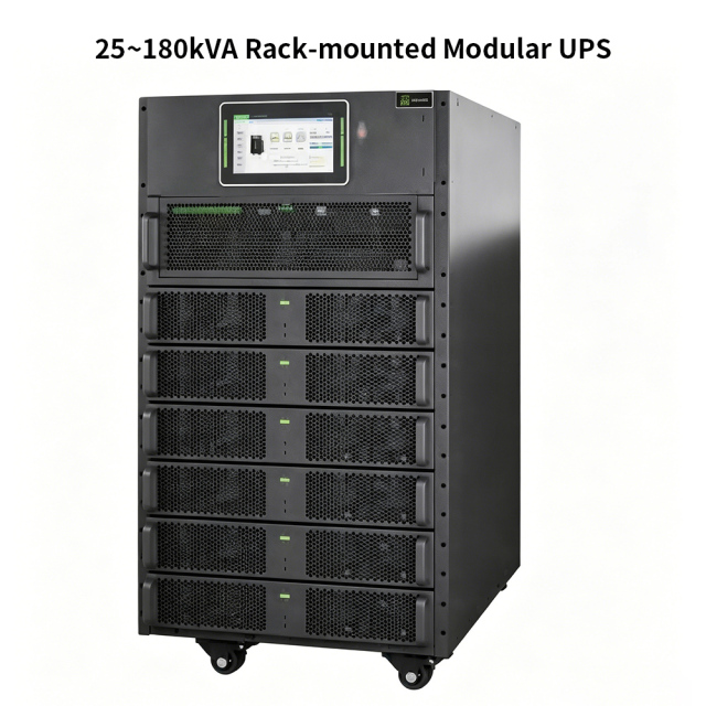 ACM Series Modular UPS 10-600kVA Phased Deployment Flexible Expansion Input PF>0.99 Output PF=1 Ultra Wide Input Voltage Range Optional 30A Charging Module For Government Medical Education Energy,ACM Series Modular UPS - Three Phase digital UPS