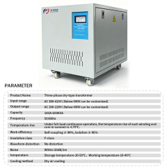 Three-Phase Auto Transformer 1-200KVA Three-Phase Efficiency ≥98% Input AC 380-415V Output AC 200-220V Insulation Grade F Withstand Voltage AC2500V/min Noise 50dB For PCB Drilling Machine CNC Equipment Medical Equipment,Three-phase isolated transformer