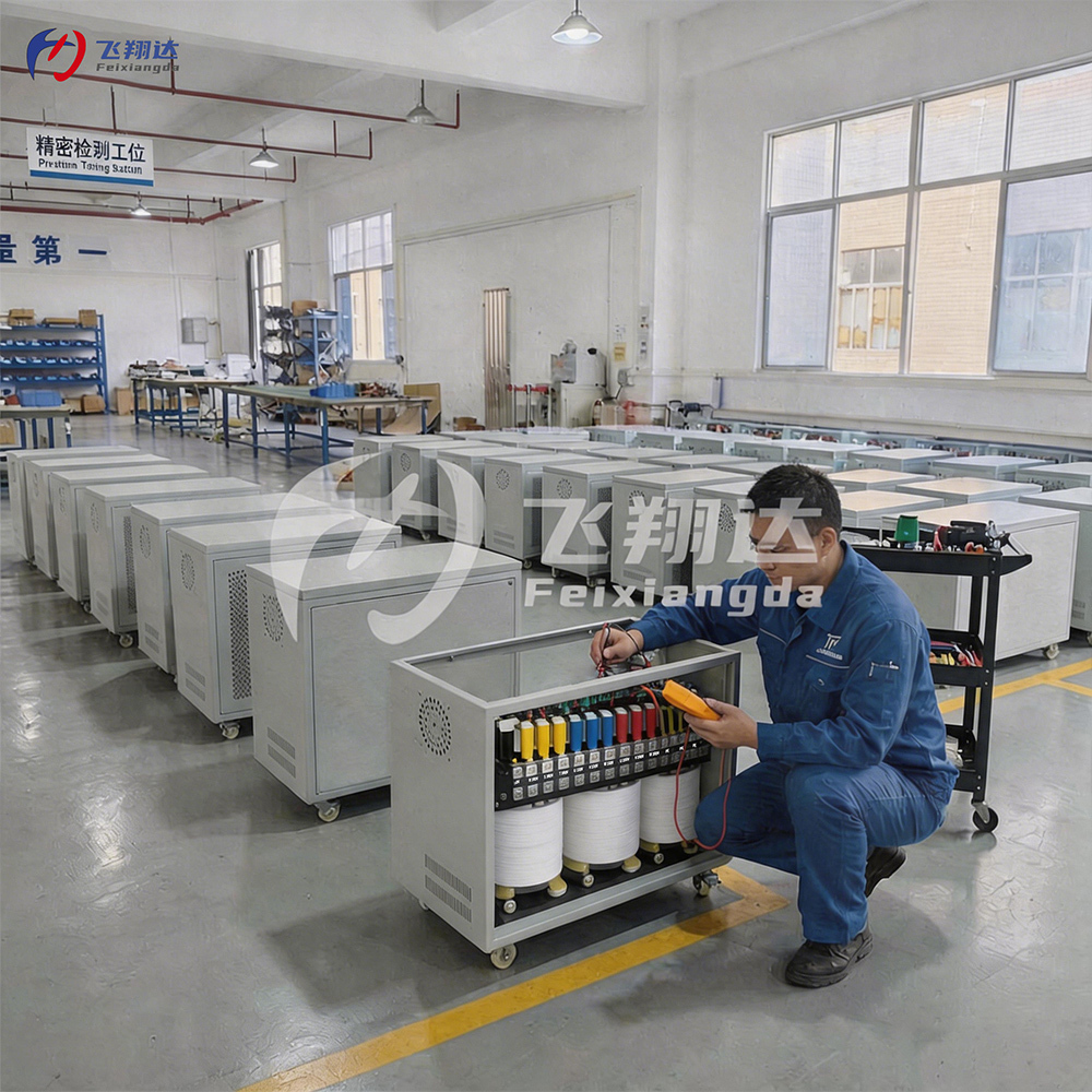 Three-Phase Isolation Transformer 1-200KVA Three-Phase Input Output Voltage Customizable Insulation Grade F Withstand Voltage AC2500V/min Isolate Third Harmonic Suppress Interference For PCB Drilling Machine CNC Equipment Medical Equipment Data Center,Three-phase isolated transformer