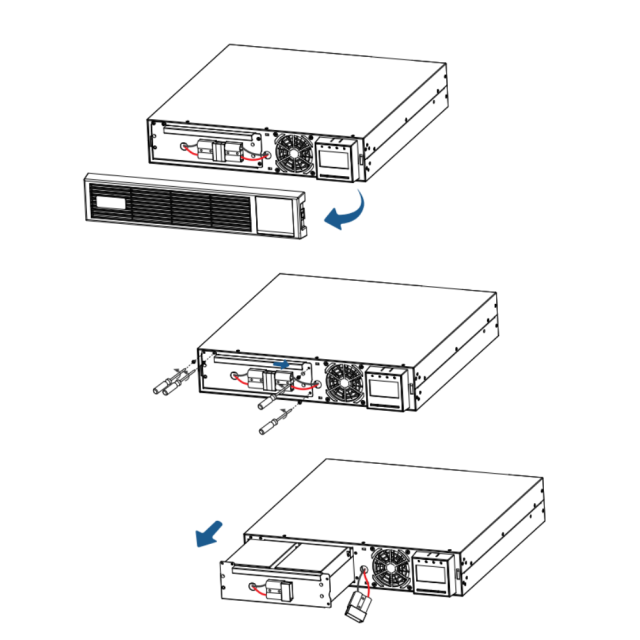 1‑3kVA Online Double‑Conversion UPS Rack‑Tower Convertible Pure Sine Wave Uninterruptible Power Supply with LCD EPO & SNMP Slot,1‑3kVA Online Double‑Conversion UPS Rack‑Tower Convertible Pure Sine Wave Uninterruptible Power Supply with LCD EPO & SNMP Slot