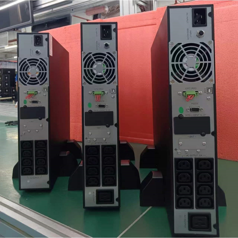 1‑3kVA Online Double‑Conversion UPS Rack‑Tower Convertible Pure Sine Wave Uninterruptible Power Supply with LCD EPO & SNMP Slot,1‑3kVA Online Double‑Conversion UPS Rack‑Tower Convertible Pure Sine Wave Uninterruptible Power Supply with LCD EPO & SNMP Slot