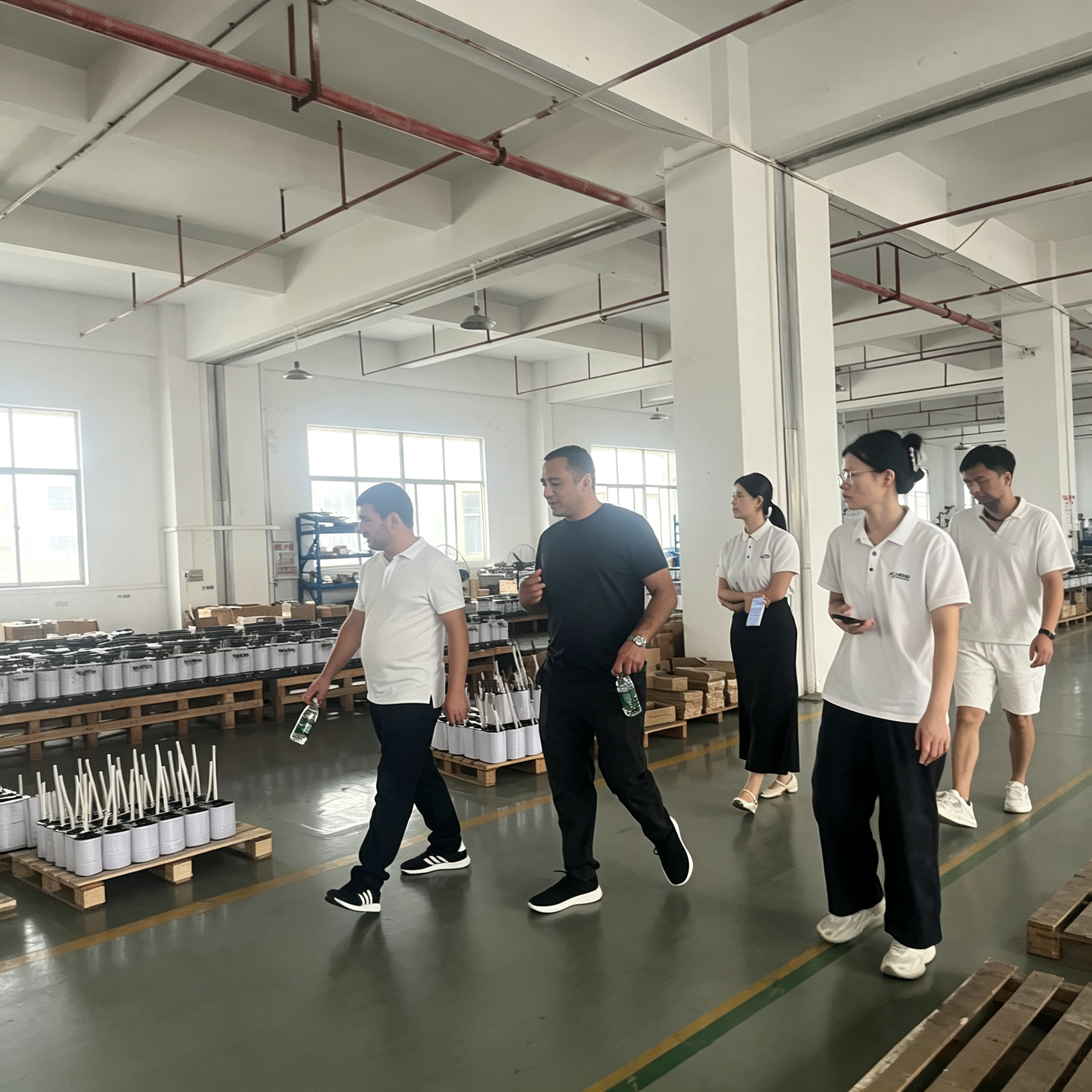 International client factory visit and product introduction