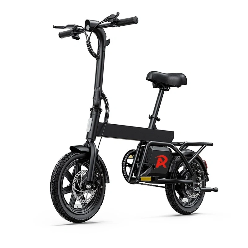 RA B20mini 14-inch Foldable Electric Bike 36V 7.8Ah - Dual Disc E-Bike with Pedals, Perfect Urban Commuter for Men & Women