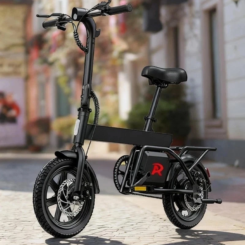 RA B20mini 14-inch Foldable Electric Bike 36V 7.8Ah - Dual Disc E-Bike with Pedals, Perfect Urban Commuter for Men & Women