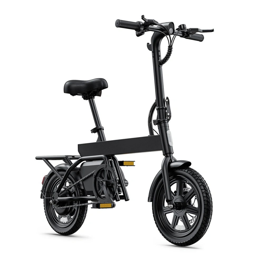 RA B20mini 14-inch Foldable Electric Bike 36V 7.8Ah - Dual Disc E-Bike with Pedals, Perfect Urban Commuter for Men & Women