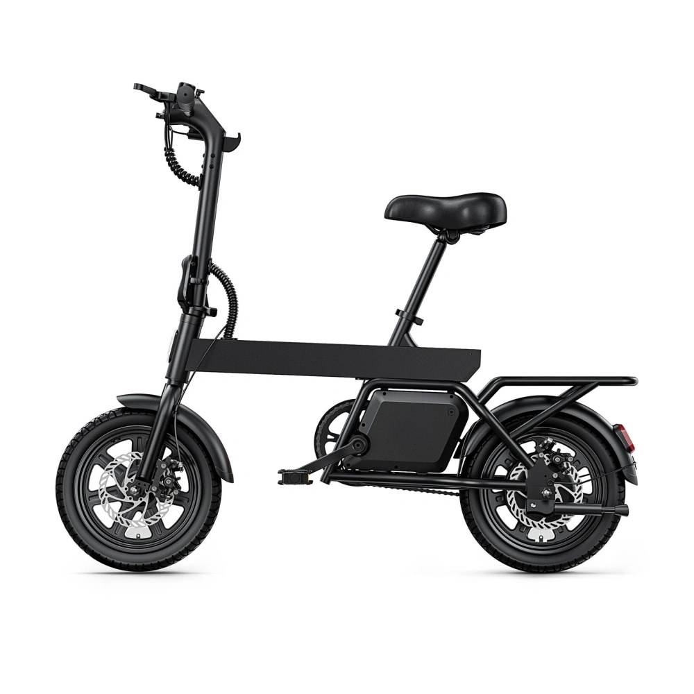 RA B20mini 14-inch Foldable Electric Bike 36V 7.8Ah - Dual Disc E-Bike with Pedals, Perfect Urban Commuter for Men & Women