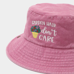 GARDEN HAIR don’t CARE Washed Cotton Bucket Hat