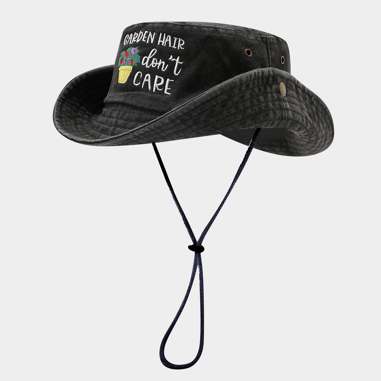GARDEN HAIR don’t CARE Washed Cotton Bucket Hat