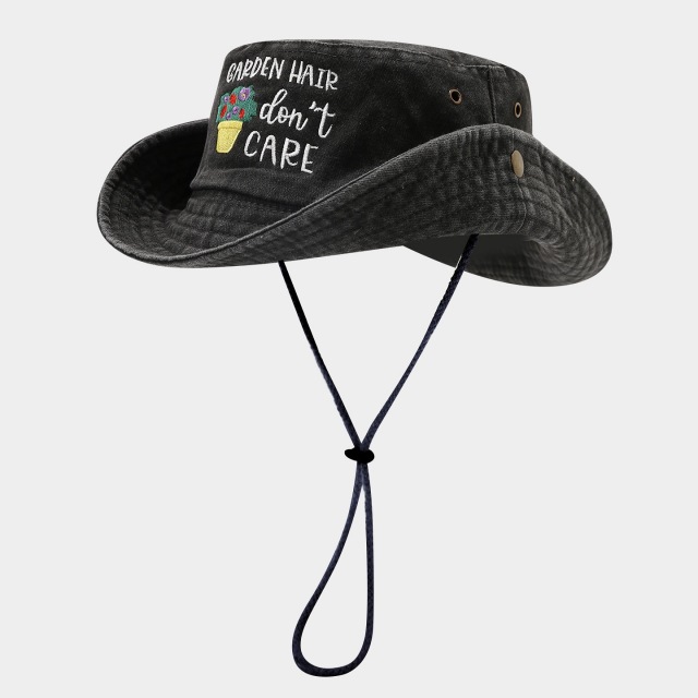 GARDEN HAIR don’t CARE Washed Cotton Bucket Hat