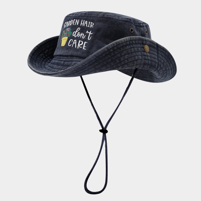 GARDEN HAIR don’t CARE Washed Cotton Bucket Hat