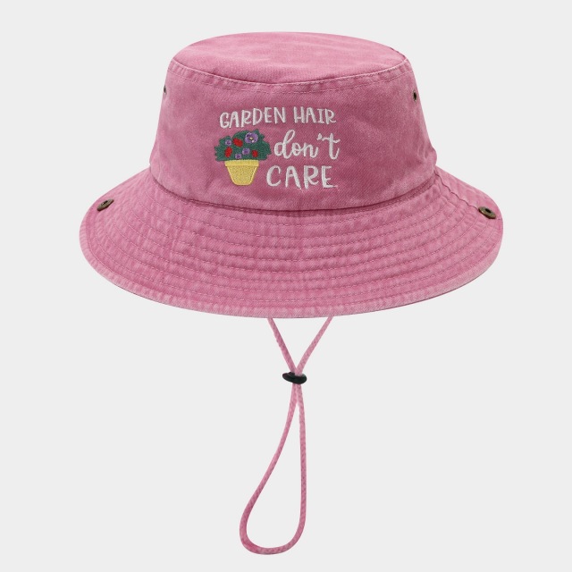 GARDEN HAIR don’t CARE Washed Cotton Bucket Hat