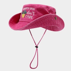 GARDEN HAIR don’t CARE Washed Cotton Bucket Hat