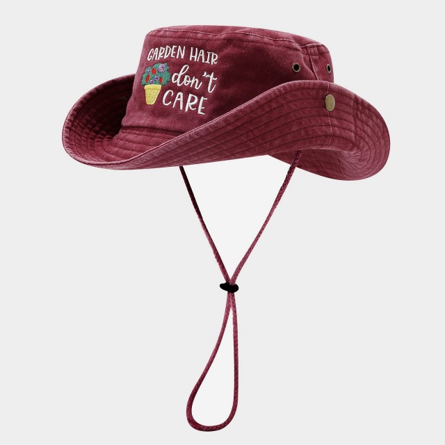 GARDEN HAIR don’t CARE Washed Cotton Bucket Hat