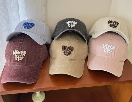 New Spring & Summer Korean Style Soft Top Baseball Cap for Women & Men, Deepened Crown Letter Embroidery Sun Hat, Casual UV Protection Peaked Cap