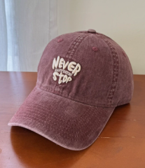 New Spring & Summer Korean Style Soft Top Baseball Cap for Women & Men, Deepened Crown Letter Embroidery Sun Hat, Casual UV Protection Peaked Cap