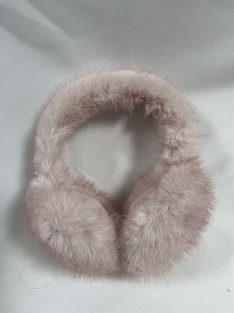 Winter Plush Faux Fur Earmuffs for Women & Men, Soft Fluffy Ear Warmers, Foldable Cold Weather Ear Cover