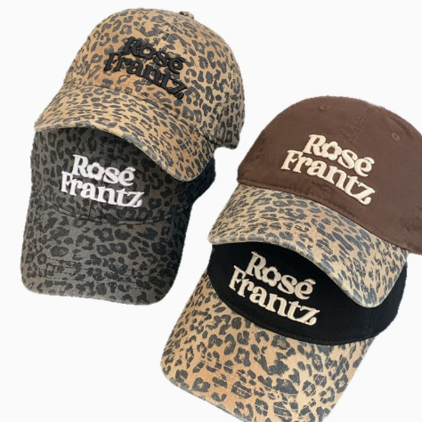 Letter Embroidery Leopard Print Baseball Cap for Women, American Retro Wide Brim Soft Cap, Big Head Size Friendly