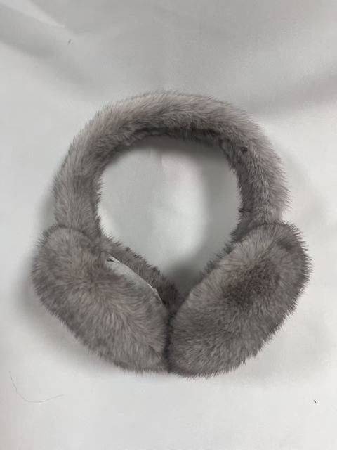 Winter Plush Faux Fur Earmuffs for Women & Men, Soft Fluffy Ear Warmers, Foldable Cold Weather Ear Cover