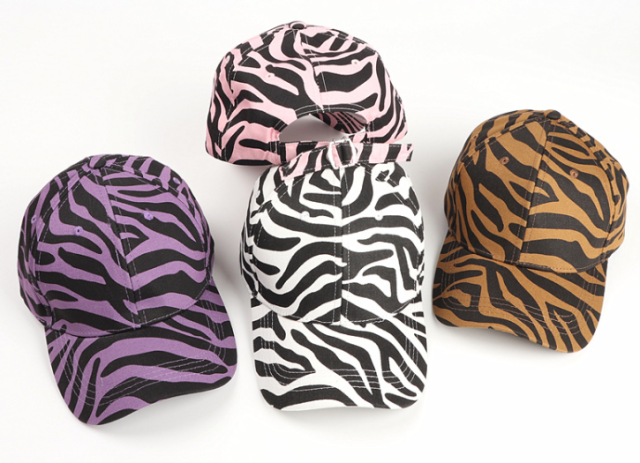 New Cross-Border Cartoon Cow Print & Leopard Print Baseball Caps, Curved Brim Hard Top Fashion Sun Hats for Men and Women