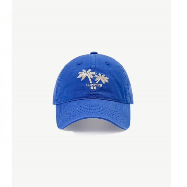2026 New Coconut Tree Embroidery Baseball Cap Summer Sun Hat Adjustable Casual Outdoor Cap for Men Women Wholesale