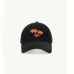 2026 New Coconut Tree Embroidery Baseball Cap Summer Sun Hat Adjustable Casual Outdoor Cap for Men Women Wholesale