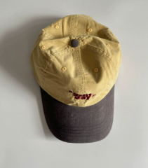 High Quality Cotton Japanese Style Washed Soft Top Baseball Cap for Women, New Casual Couple Hat