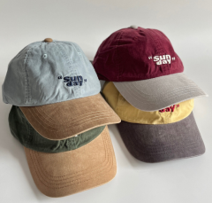 High Quality Cotton Japanese Style Washed Soft Top Baseball Cap for Women, New Casual Couple Hat