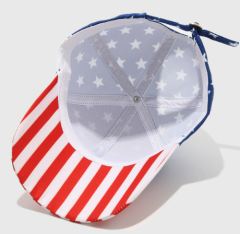 American Flag Baseball Cap for Men Women, Fourth of July Patriotic Hat, Outdoor Sun Protection Adjustable Dad Hat