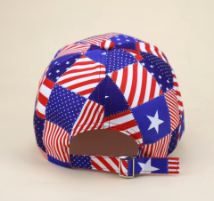 New American Flag Digital Print Baseball Cap, Independence Day Fashion Personality Hat, Outdoor Sun Protection Casual Trucker Cap