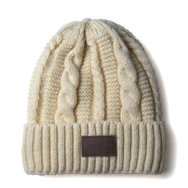 Women's Korean Style Twist Knitted Beanie Autumn Winter Thick Warm Ear Protection Knit Hat Fashion Cold Cap