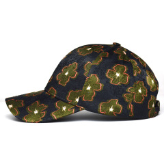 Women's Ethnic Style Floral Print Baseball Cap Hard Top Outdoor Sun Protection Casual Fashion Duckbill Cap