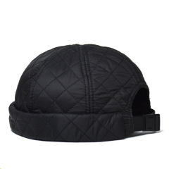 New Solid Color Lightweight Soft Down Cotton Warm Skullcap Beanie Men Women Casual Fashion Landlord Hat