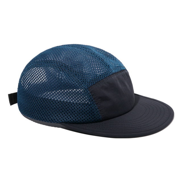 Quick Dry 5-Panel Mesh Baseball Cap Outdoor Unisex Camping Hat