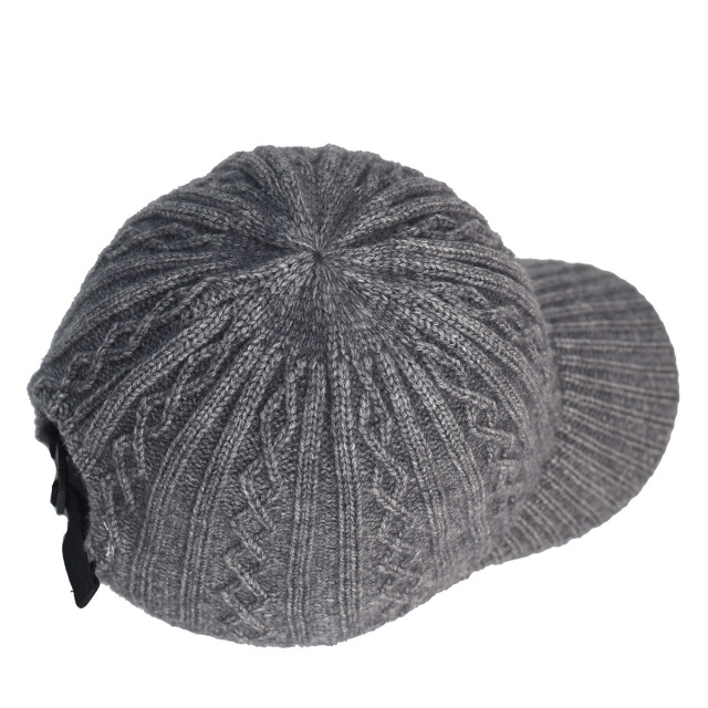 Solid Color Knit Baseball Cap Warm Slim-Fit Winter Beanie