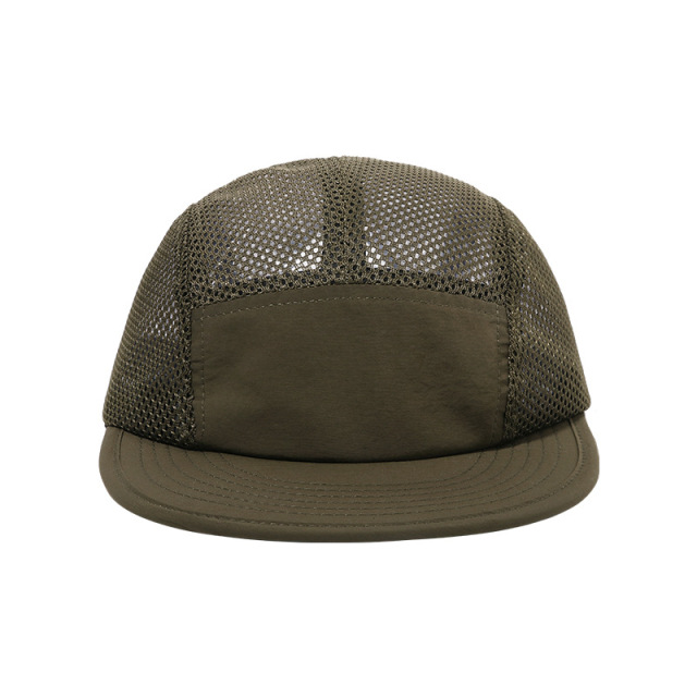 Quick Dry 5-Panel Mesh Baseball Cap Outdoor Unisex Camping Hat